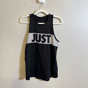 Nike • Just Do It Women’s Striped Sleeveless‎ Athletic Tank Sz Small